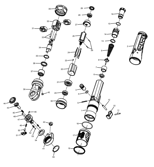 Diagram Diagram and Parts List for IR1211MAX-D4  Ingersoll Rand Ratchet